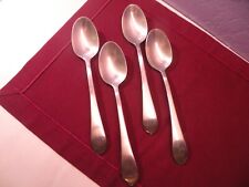 SET OF 4 TOWLE BOSTON ANTIQUE Oval Soup Spoons 18/10 Satin Stainless China 8