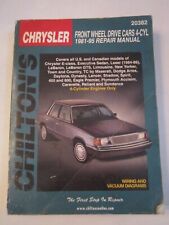 1981 - 1995 CHRYSLER FRONT WHEEL DRIVE CARS REPAIR MANUAL - CHILTON'S 20382 picture