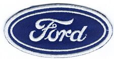 Ford Blue & White Embroidered Iron On Car Patch *New* #232 picture