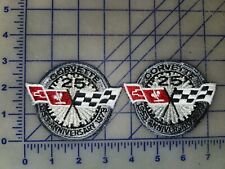 1953 - 1978 Chevrolet Corvette 25th Anniversary Patches Lot of 2 picture
