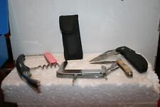 1 Stainless Rostfrei ESP K&R ASI#63770 &3 DIFFERENTE Pocket Knife &1  CORK SCREW picture