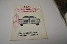 1971 Oldsmobile F85 - Cutlass 442 Illustrated Facts & Feature Manual USED picture