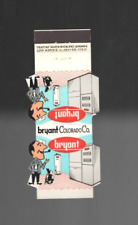 Vintage Contour Matchbook Bryant Colorado Co HVAC Water Heater Denver picture