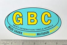GBC Tires & Wheels Matador Maxxis Shredder Mud Shark Car Sticker 5-1/8
