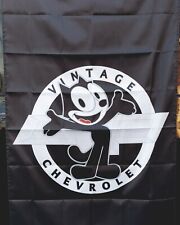 Lowrider Vintage Chevrolet Felix the Cat Color Flag Banner 3ft x 5ft picture
