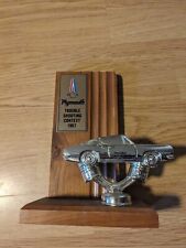 1967 Plymouth Cuda Trouble Shooting Contest Award Trophy Mopar 340 440 Hemi picture