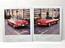 CCD Photograph From 1980's Polaroid Artistic 1965 Corvette 327 4SP Classic Car picture