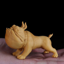 China Hand carved Carved Boxwood Carving-Bully Dog ( French bulldog ) picture
