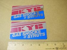 2 KYB Gas shocks & Struts 4X4 SUV 4WD 2WD off road New vtg racing decal stickers picture