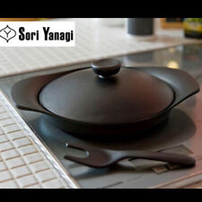 Sori Yanagi Nambu Ironware Oil Pan 22Cm With Iron Lid picture