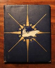 WWII Gilded and Painted Leatherette Naval Stationery Portfolio c. 1942 picture
