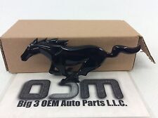 2015-2019 Ford Mustang Black Pony Grille Running Horse front Emblem new OEM picture