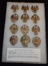 WWII - Vintage Variations of Spanish Cap Beret Hat Badges 1939 Franco to Post-75 picture