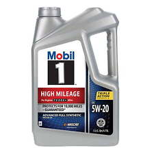  High Mileage Full Synthetic Motor Oil 5W-20, 5 Quart picture