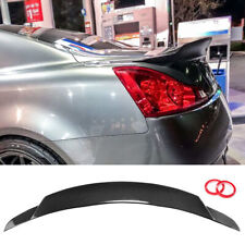Carbon Fiber Rear Trunk Boot Spoiler Wing For Infiniti G37 Coupe 2 Door 08-13 12 picture