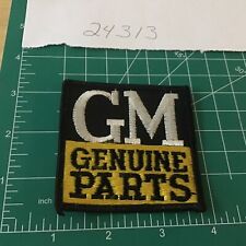 Vintage Genuine Gm Parts Embroidered Patch picture