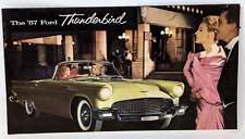Vintage 1957 57 Ford Thunderbird T-Bird Car Sales Dealer Brochure Pamphlet A24 picture