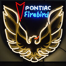 Man Cave Lamp PONTIAC FIREBIRD GOLD NEON SIGN WITH BACKING picture