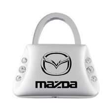 Mazda Keychain & Keyring - Purse Shape Key Chain with Crystals Bling picture