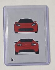 Tesla Motors Limited Edition Artist Signed “Roadster” Trading Card 1/10 picture
