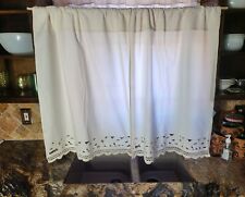 Vintage Madeira Lace Cut Curtain Panels Set of 2 Each 30