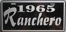 METAL LICENSE PLATE TAG FITS FORD 1965 RANCHERO FALCON 6 CYL 260 289 picture