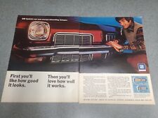 General Motors  GM Print Ad 1973 Bumper Energy Absorbing  picture