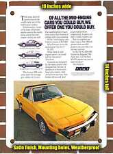 METAL SIGN - 1977 Fiat X1 9 picture