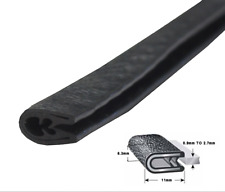 Trim Lok Rubber Metal Seal Edge Door Trunk Protect Weather Strip Anti-Noise 12ft picture