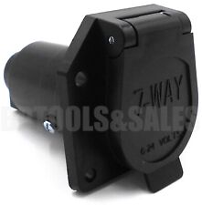 7 WAY Round Trailer Connector Female RV Light Plug Connector 7 Poles picture