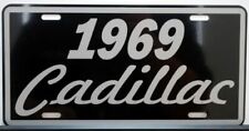 1969 69 CADDY METAL LICENSE PLATE FITS CADILLAC ELDORADO COUPE DEVILLE FLEETWOOD picture