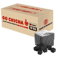 Go Chicha - 2.2lb Pack of Natural Coconut Charcoal Cubes for Hookah (1 Pack) picture
