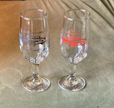 *VINTAGE* Corvette Dinner Wine Glass Lot   (1987 & 1990) picture