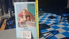 1973 Roger Beck Jewelry Store Calendar New Ulm Minnesota w/ Boy & Dogs picture