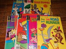 Gold Key Looney Tunes Comic Lot Of 7 Bugs Bunny Road Runner picture