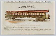 Advertising Card Standard Motor Truck Company No C-100-A Double Truck postcard picture