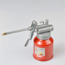 Lubrication Trigger Oiler Rigid Nozzle Oil Can Squirt Pump Machine Fitting 350ML picture