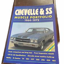 1964-1972 chevelle muscle portfolio car books in nice shape used picture