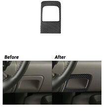 For Corvette Silverado 2007-2013 Carbon Fiber Interior Ashtray Frame Cover Trim picture