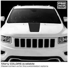 Jeep Grand Cherokee 2011-2021 Hood Center Accent Decal Stripes (Choose Color) picture