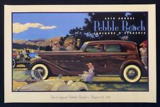 1999 Pebble Beach Concours Poster 1934 PACKARD 1108 Dietrich Sport LAGONDA ROWE picture