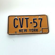 Chevrolet Corvette New York State License Plate Authentic CVT 57 Collector Car picture