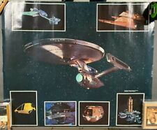 VINTAGE 1979 STAR TREK 'THE SHIPS' 24 X 20 PIN-UP POSTER PB15 picture