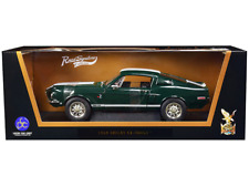 1968 Shelby GT500 KR Dark Green with White Stripes 1/18 Diecast Car Model picture