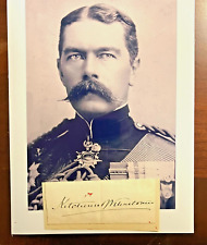 Herbert Kitchener Autograph Boer War KIA WWI picture