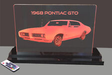 1968 Pontiac GTO Laser Etched LED Edge Lit Sign picture