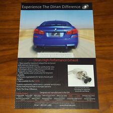 DINAN BMW M5 MAGAZINE ADVERTISEMENT PRINT AD HIGH PERFORMANCE EXHAUST picture