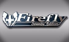 Firefly Serenity Edition Car Emblem - Chrome Plastic Not a Decal / Sticker picture