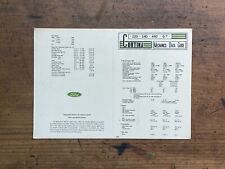 Vintage 1967 FORD CORTINA 220 240 440 GT Dealership Mechanics Data Guide picture