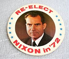 1972 Re-Elect Presidential Richard Nixon Election 3